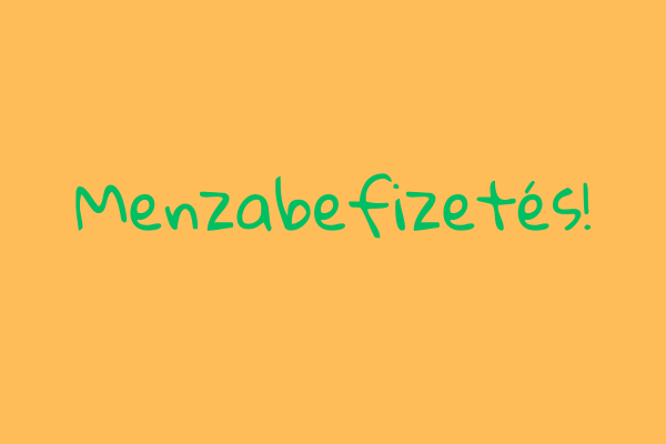 Menzafizetés bankkártyával