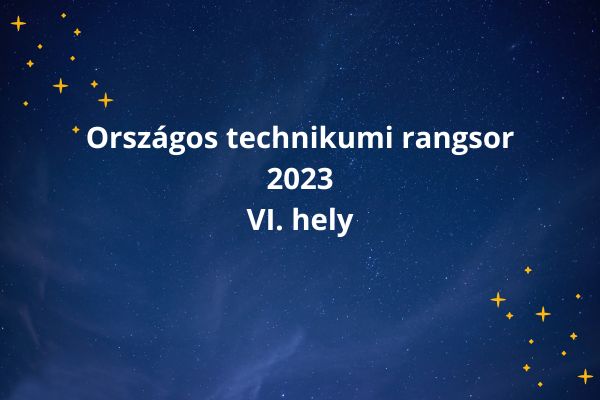 Országos technikumi rangsor 2023