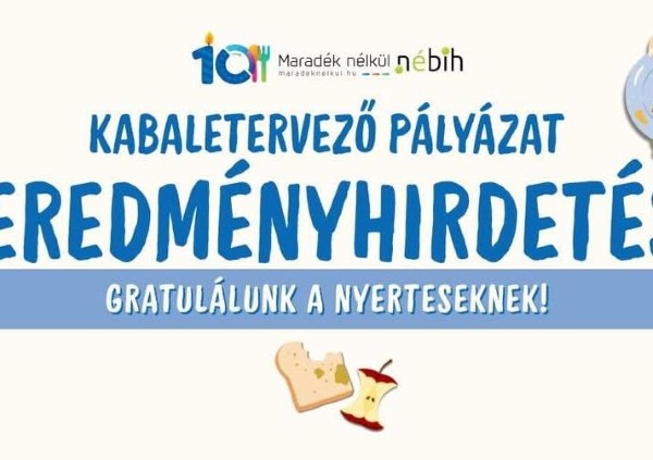 „Maradék nélkül” Kabalatervező pályázat